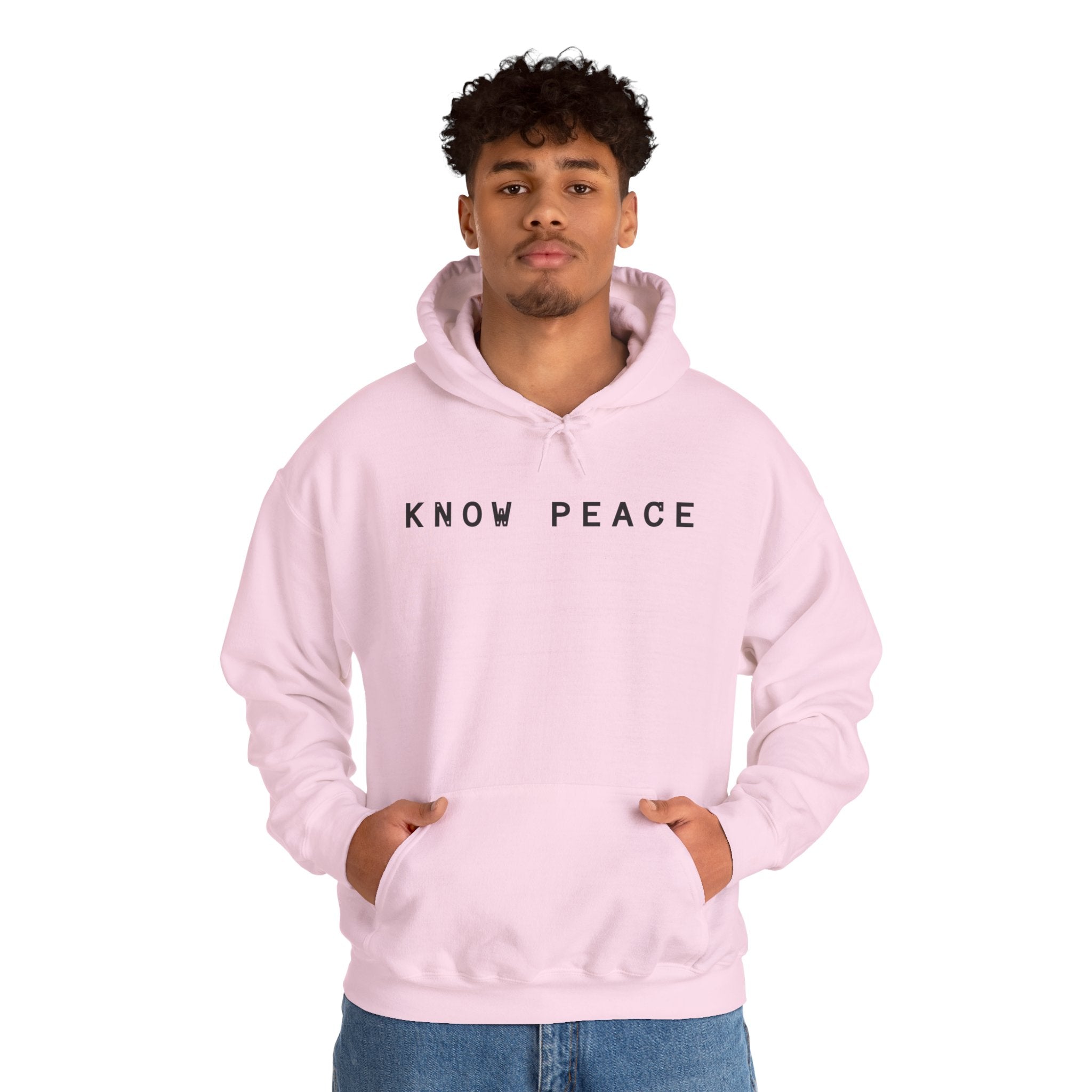 Know Peace, Cozy Streetwear, Ideal Gift for people in 12 step program or recovery, spiritual journey