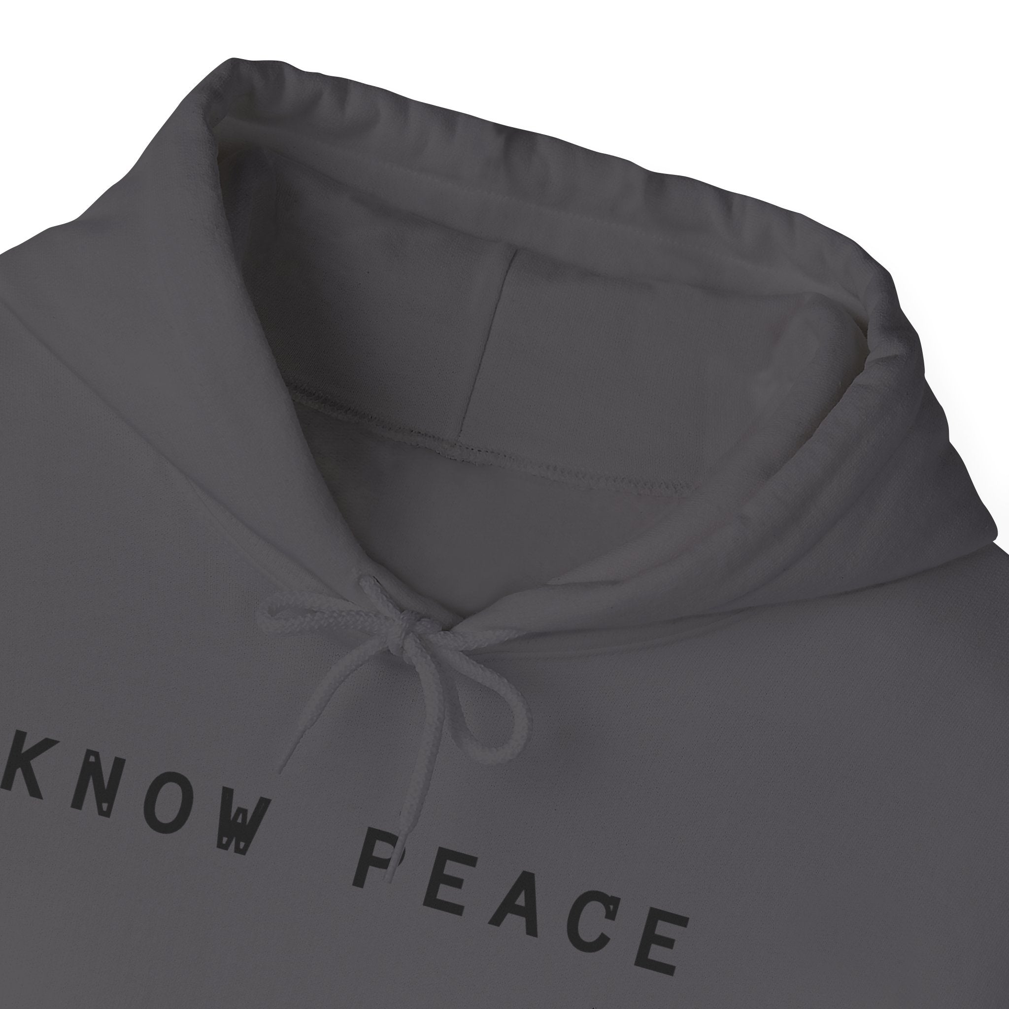 Know Peace, Cozy Streetwear, Ideal Gift for people in 12 step program or recovery, spiritual journey