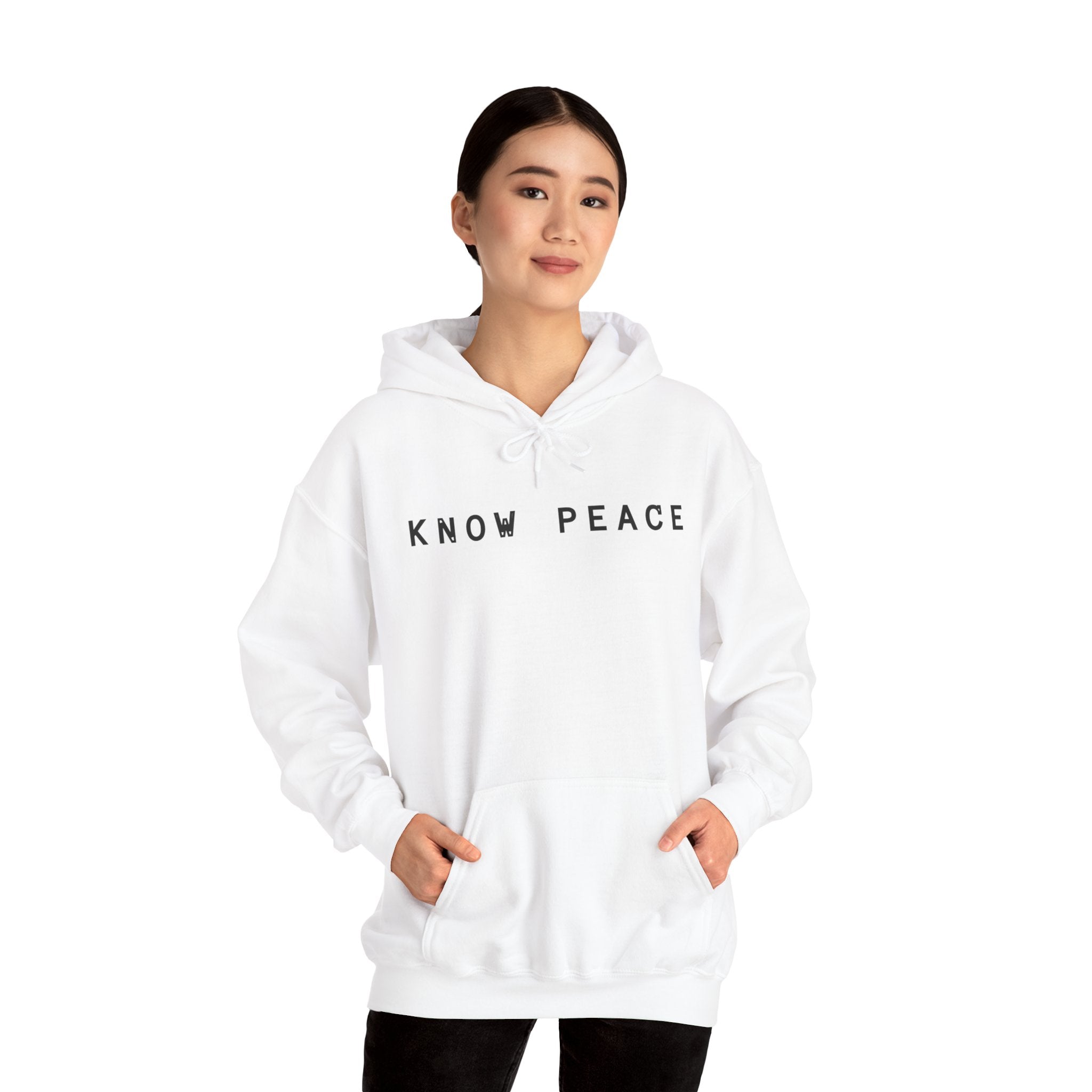 Know Peace, Cozy Streetwear, Ideal Gift for people in 12 step program or recovery, spiritual journey