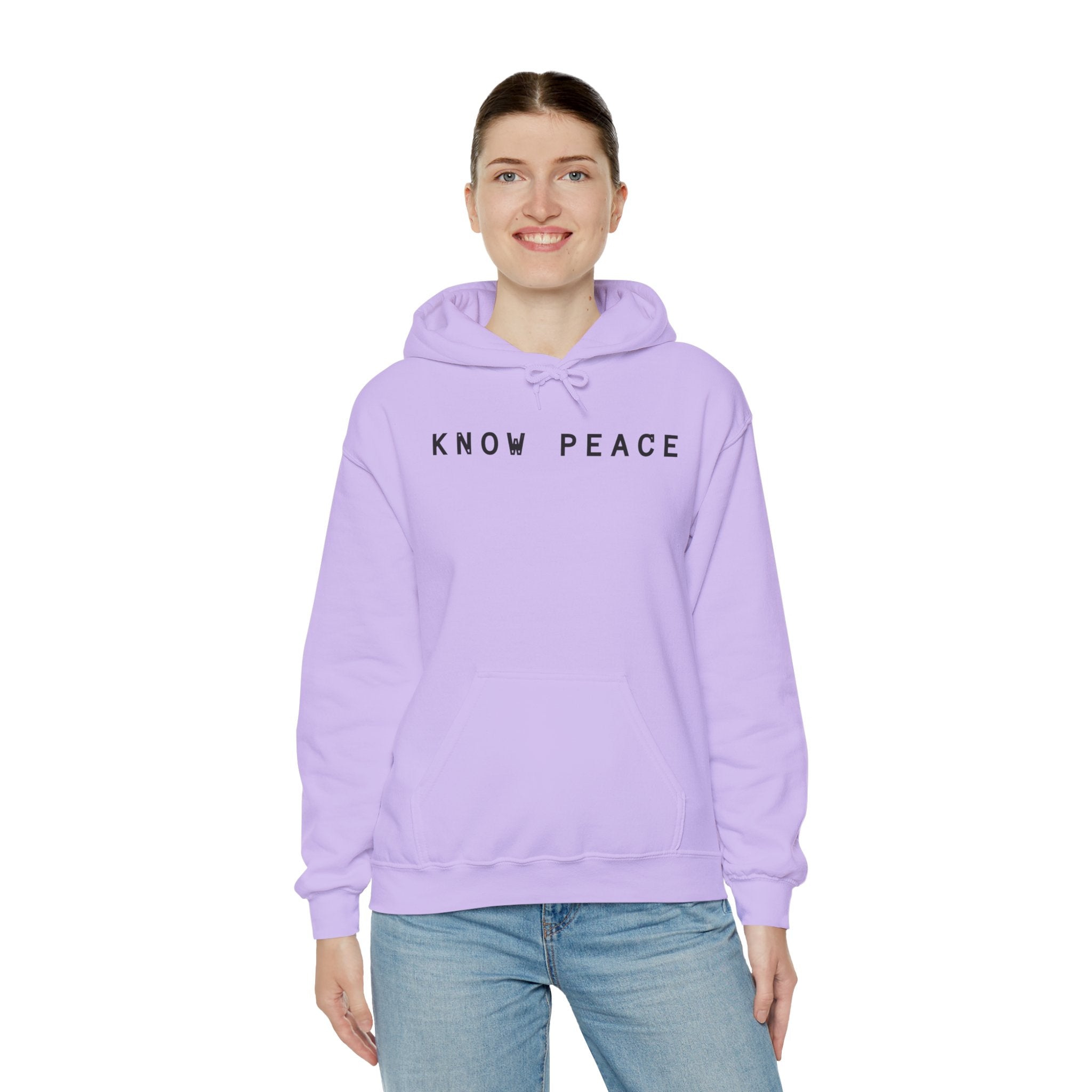 Know Peace, Cozy Streetwear, Ideal Gift for people in 12 step program or recovery, spiritual journey