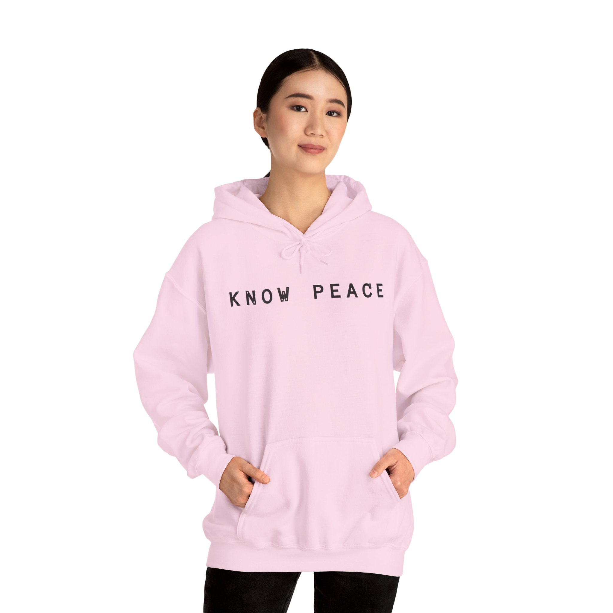 Know Peace, Cozy Streetwear, Ideal Gift for people in 12 step program or recovery, spiritual journey