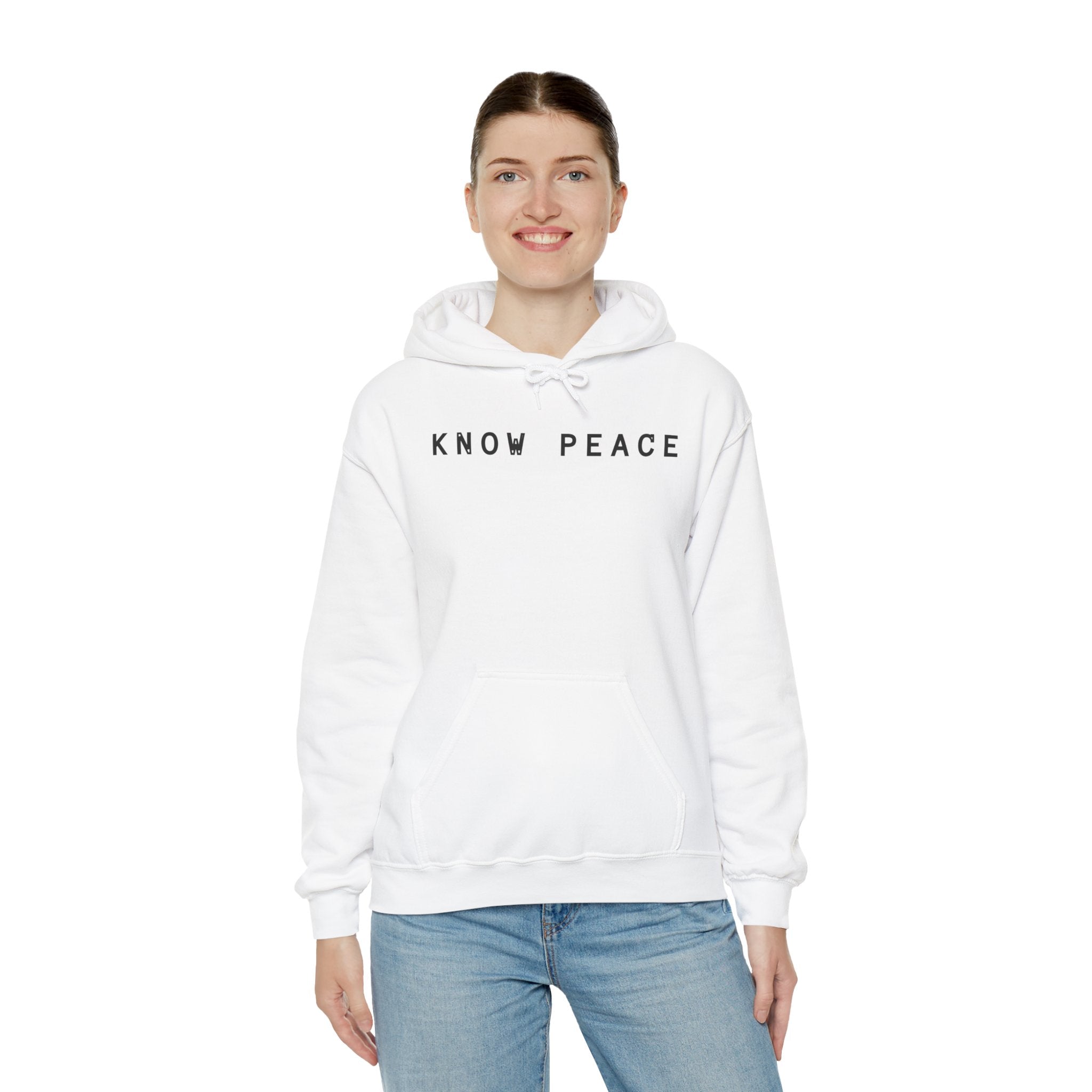 Know Peace, Cozy Streetwear, Ideal Gift for people in 12 step program or recovery, spiritual journey