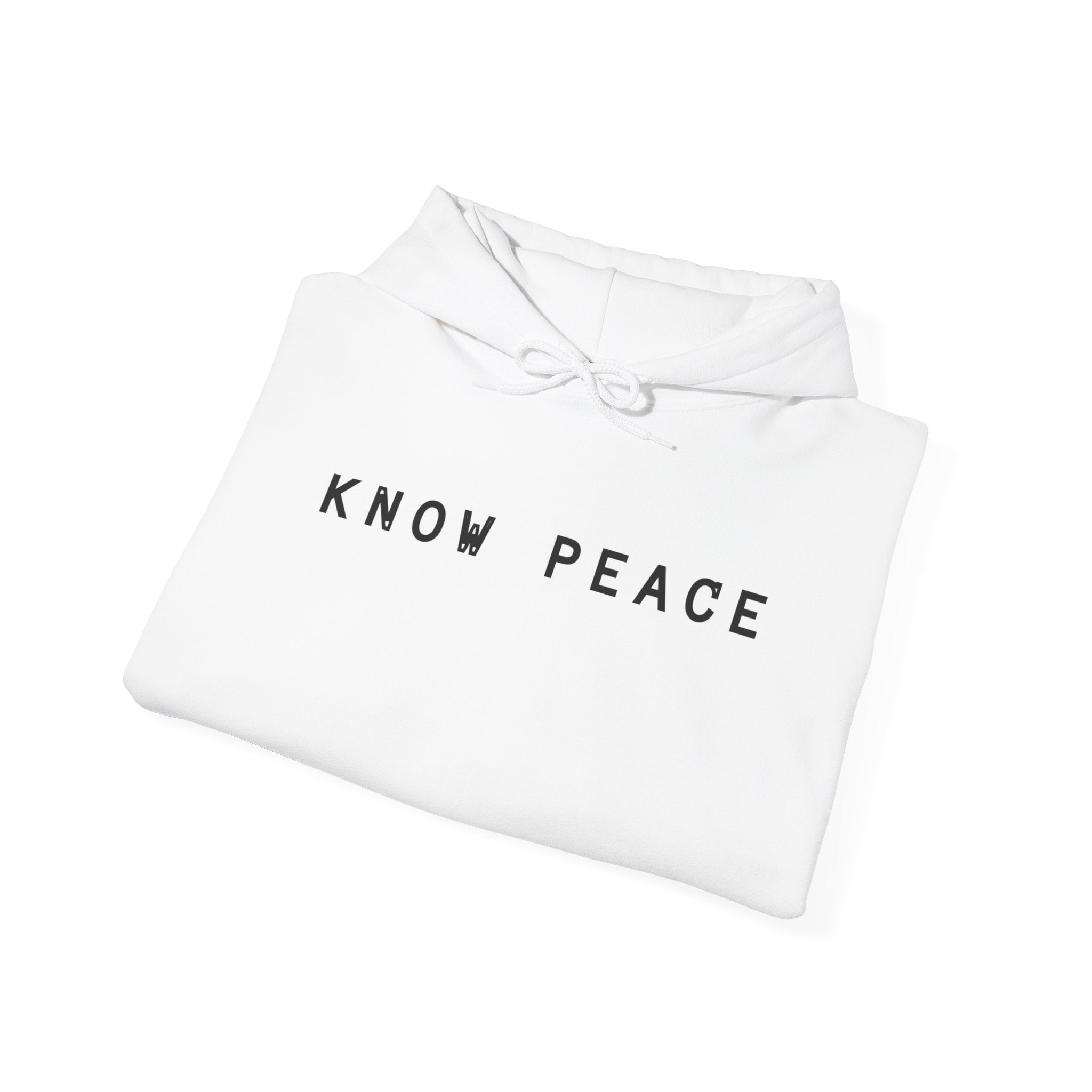 Know Peace, Cozy Streetwear, Ideal Gift for people in 12 step program or recovery, spiritual journey