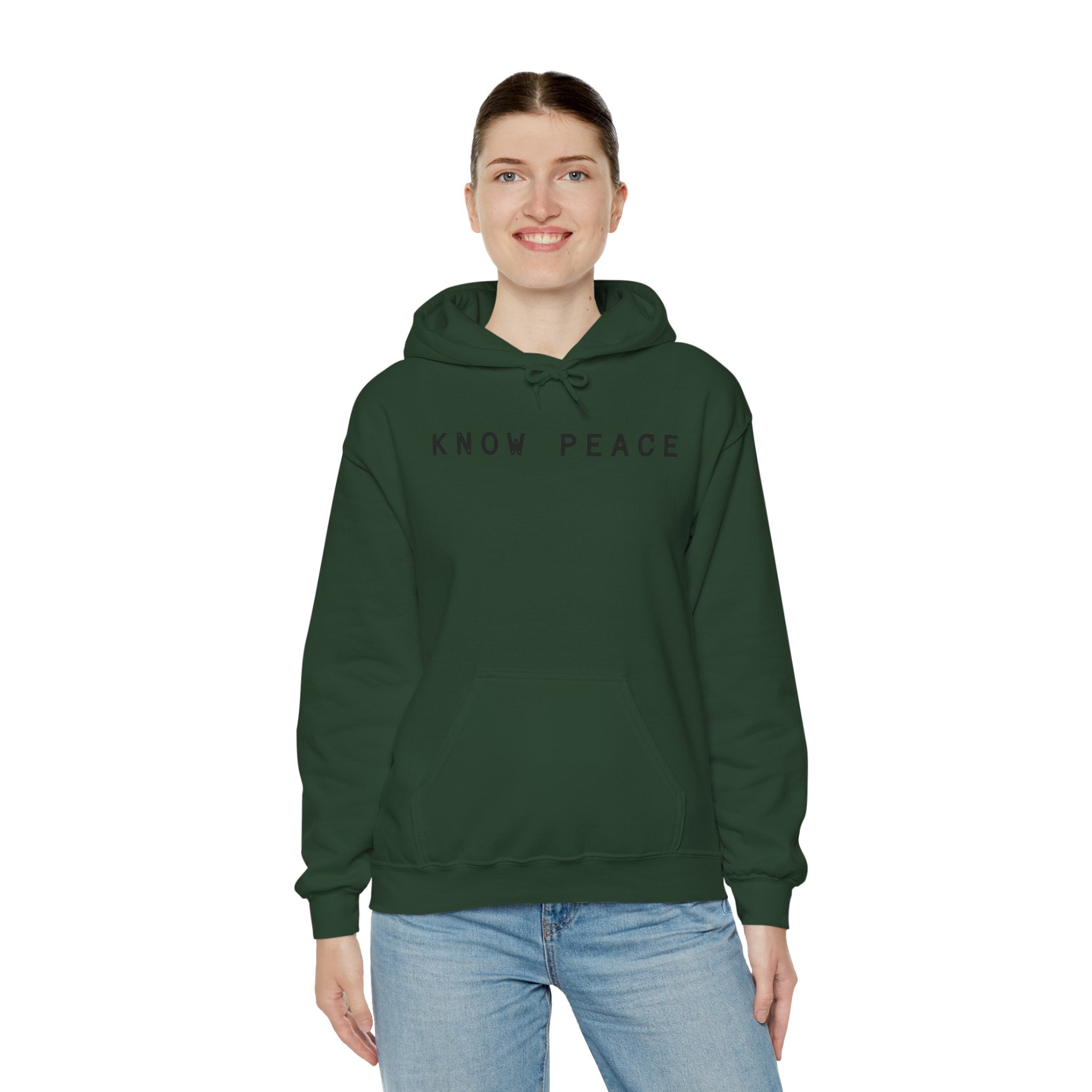 Know Peace, Cozy Streetwear, Ideal Gift for people in 12 step program or recovery, spiritual journey