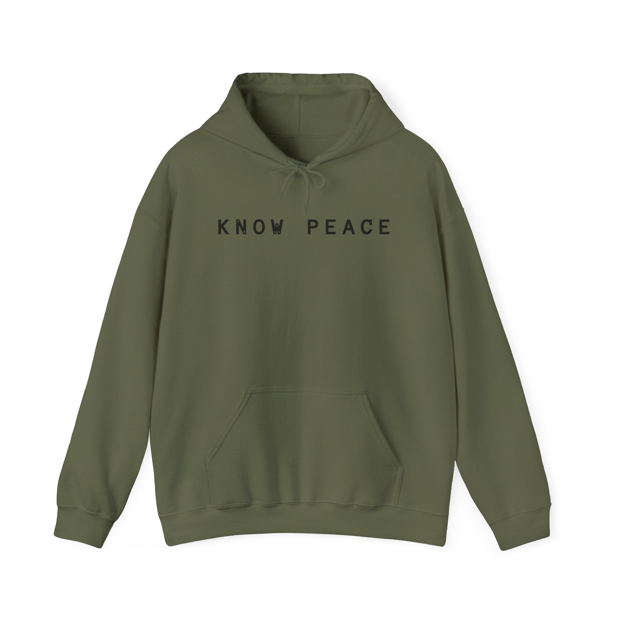 Know Peace, Cozy Streetwear, Ideal Gift for people in 12 step program or recovery, spiritual journey
