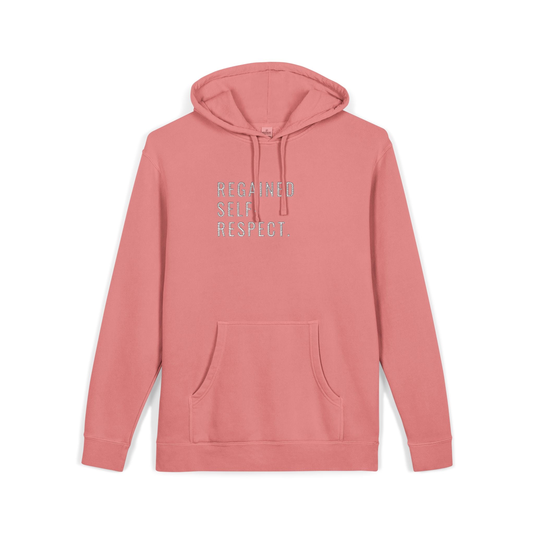 Embroidered Sobriety Anniversary Hoodie, AA NA Gifts, Recovery Sponsee Sponsor, Pigment-Dyed Sweatshirt, Unisex Hoodie