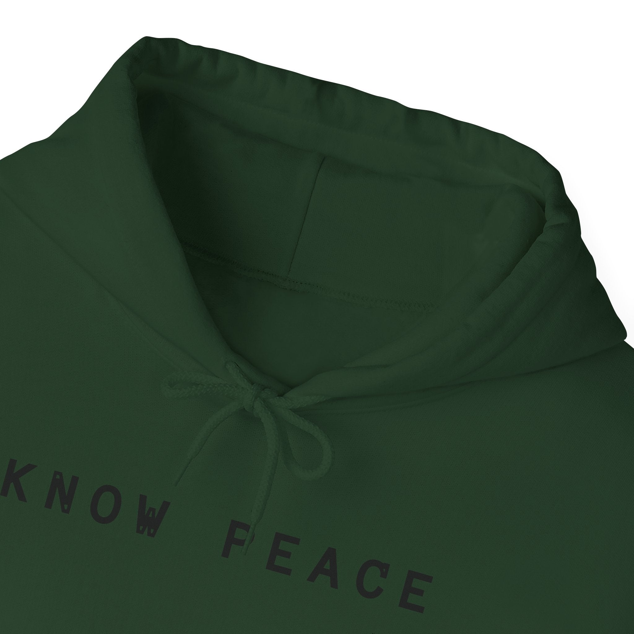 Know Peace, Cozy Streetwear, Ideal Gift for people in 12 step program or recovery, spiritual journey