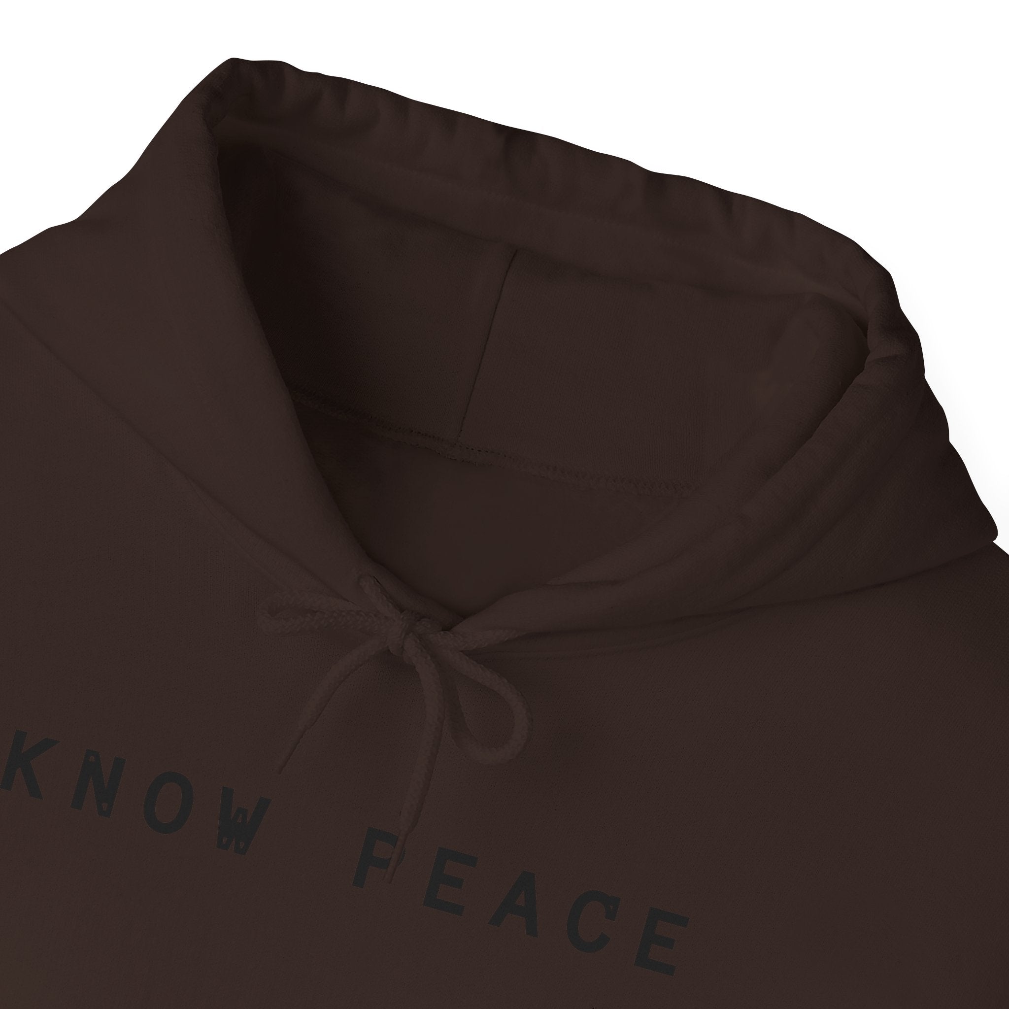 Know Peace, Cozy Streetwear, Ideal Gift for people in 12 step program or recovery, spiritual journey
