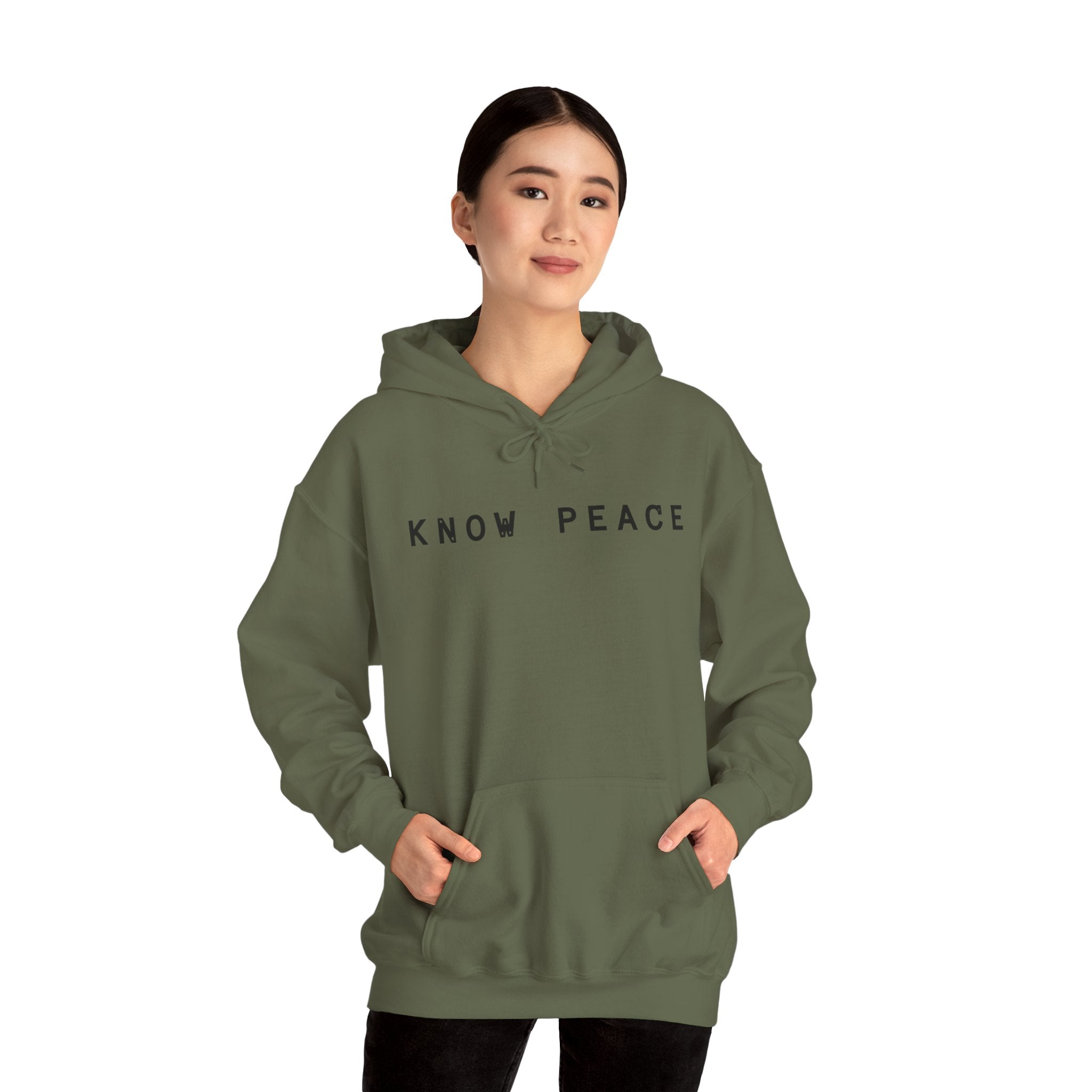 Know Peace, Cozy Streetwear, Ideal Gift for people in 12 step program or recovery, spiritual journey