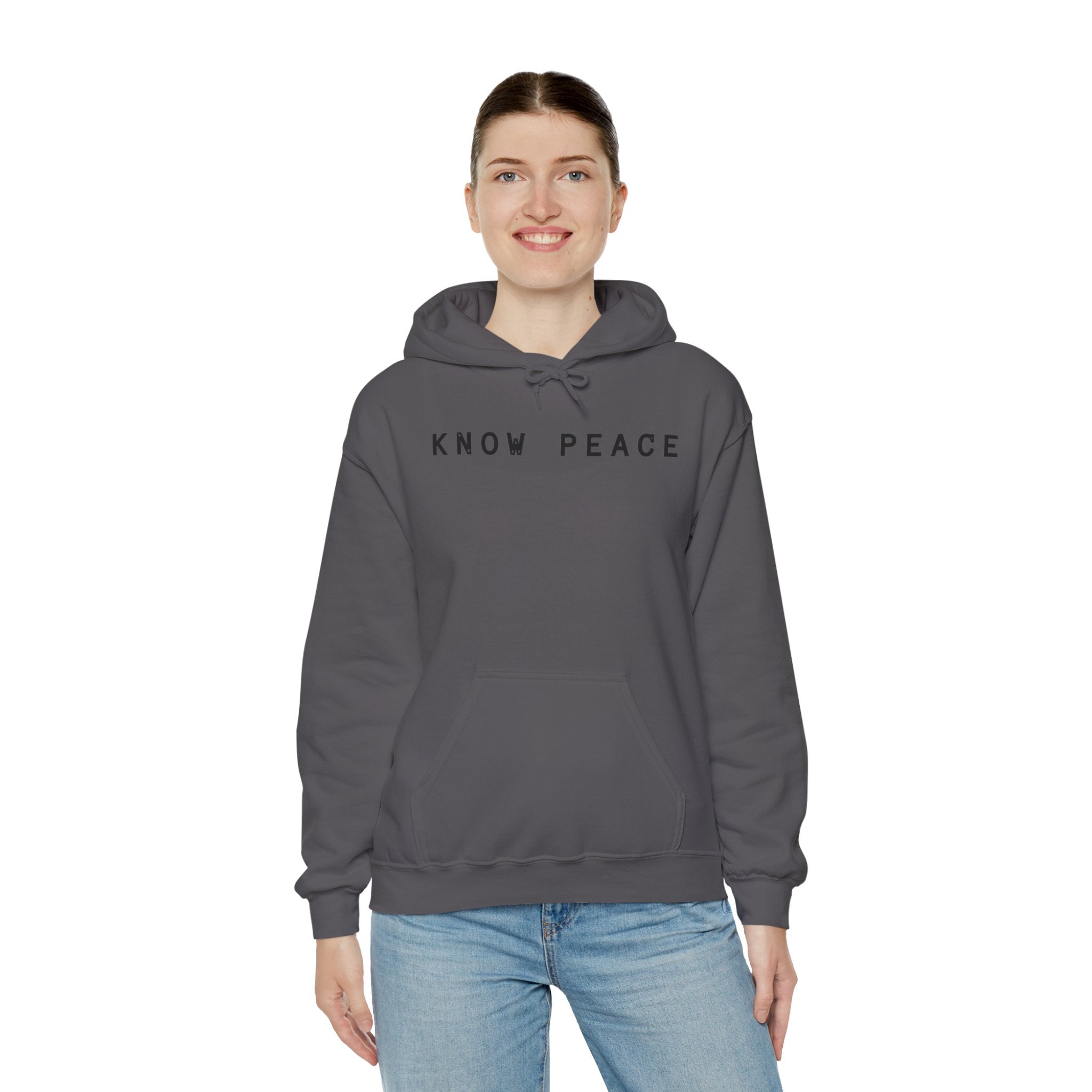 Know Peace, Cozy Streetwear, Ideal Gift for people in 12 step program or recovery, spiritual journey