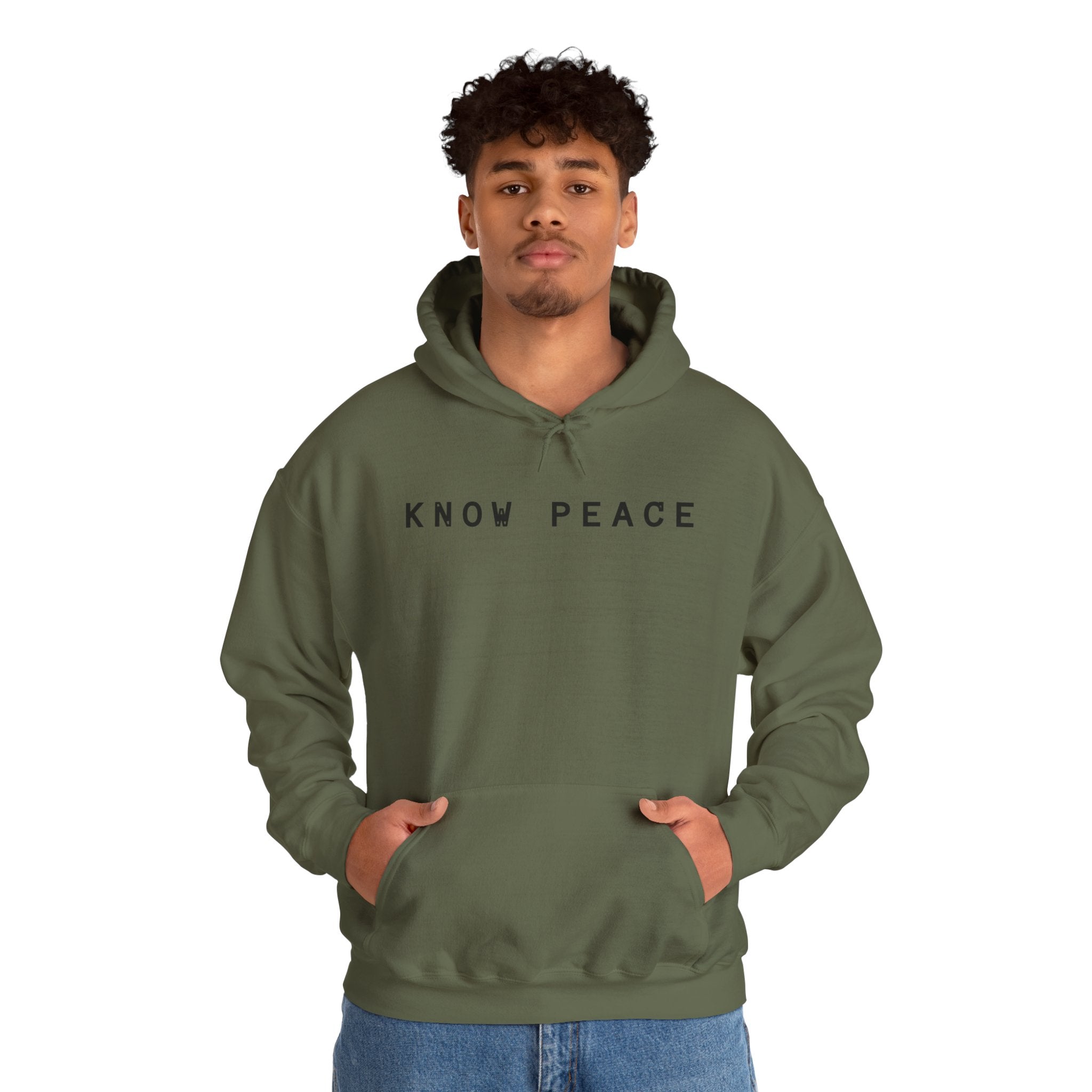 Know Peace, Cozy Streetwear, Ideal Gift for people in 12 step program or recovery, spiritual journey