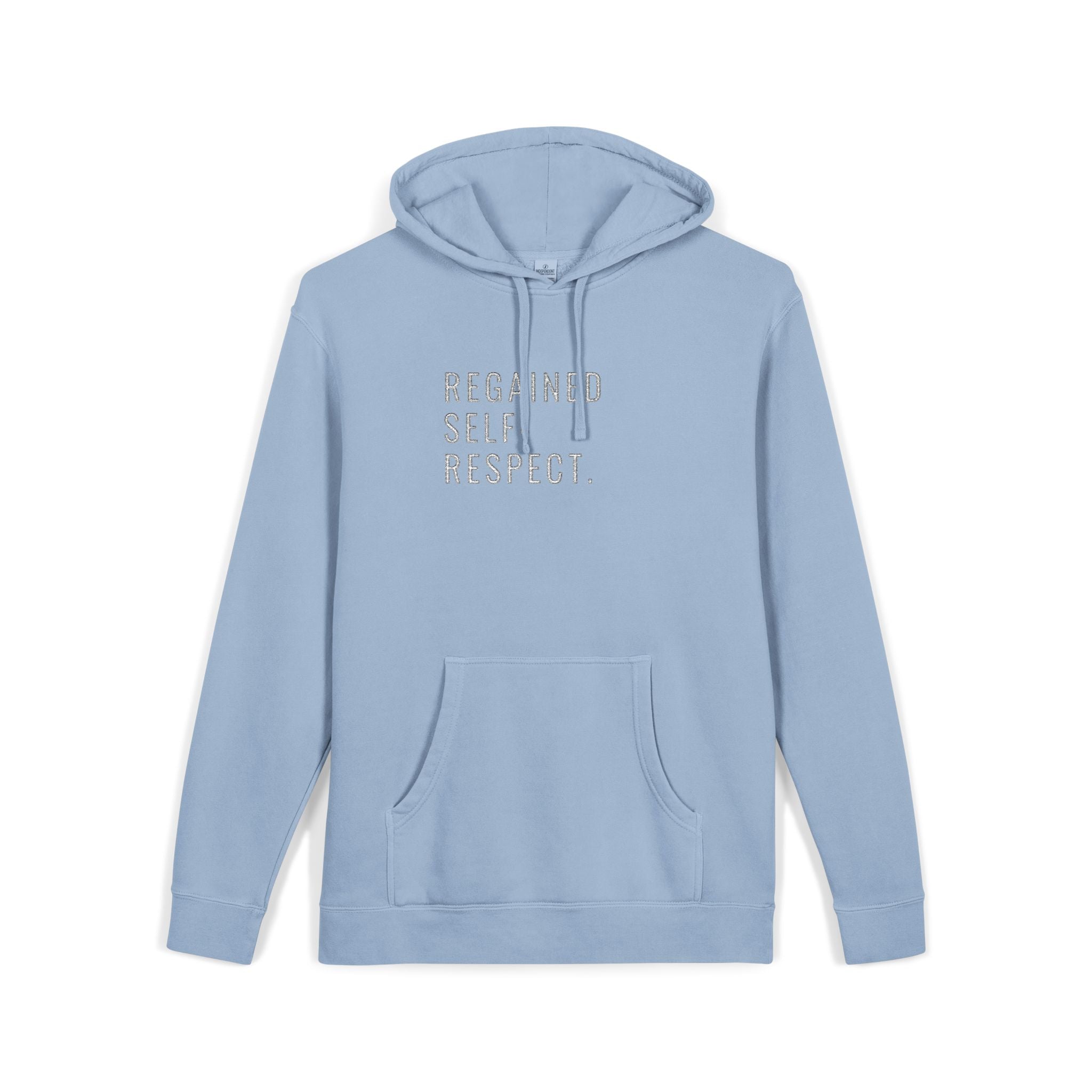 Embroidered Sobriety Anniversary Hoodie, AA NA Gifts, Recovery Sponsee Sponsor, Pigment-Dyed Sweatshirt, Unisex Hoodie
