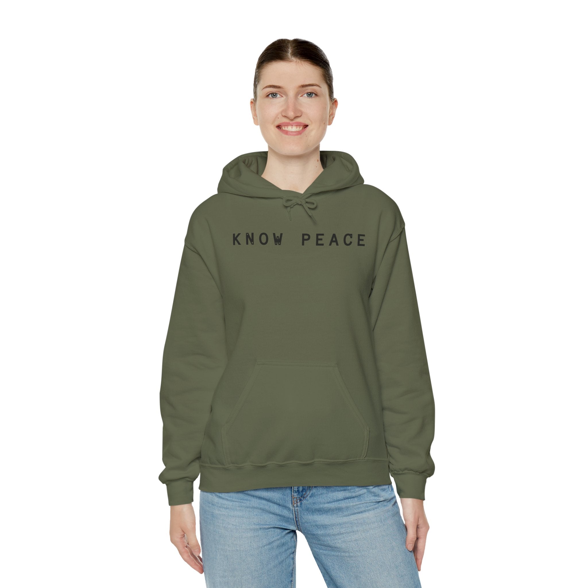 Know Peace, Cozy Streetwear, Ideal Gift for people in 12 step program or recovery, spiritual journey