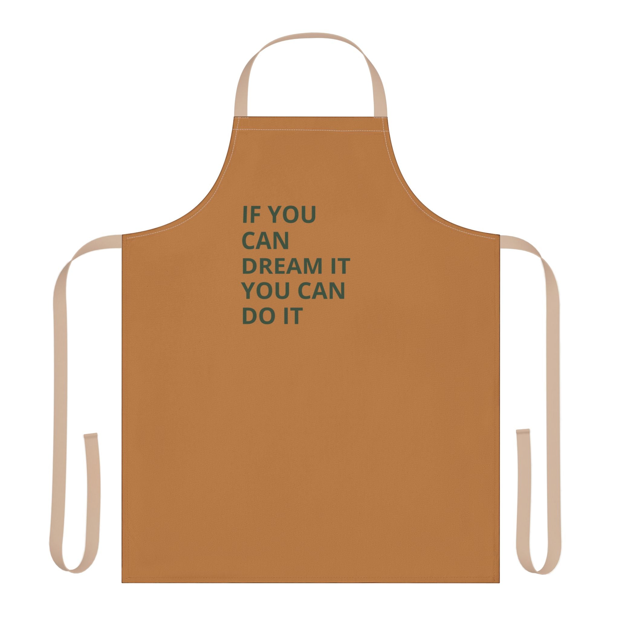 Inspiring Cooking Apron, Dream Big Kitchen Gift, Motivational Baking Apron, Unique Gift for Foodies, Chef Apron, Colorful Straps