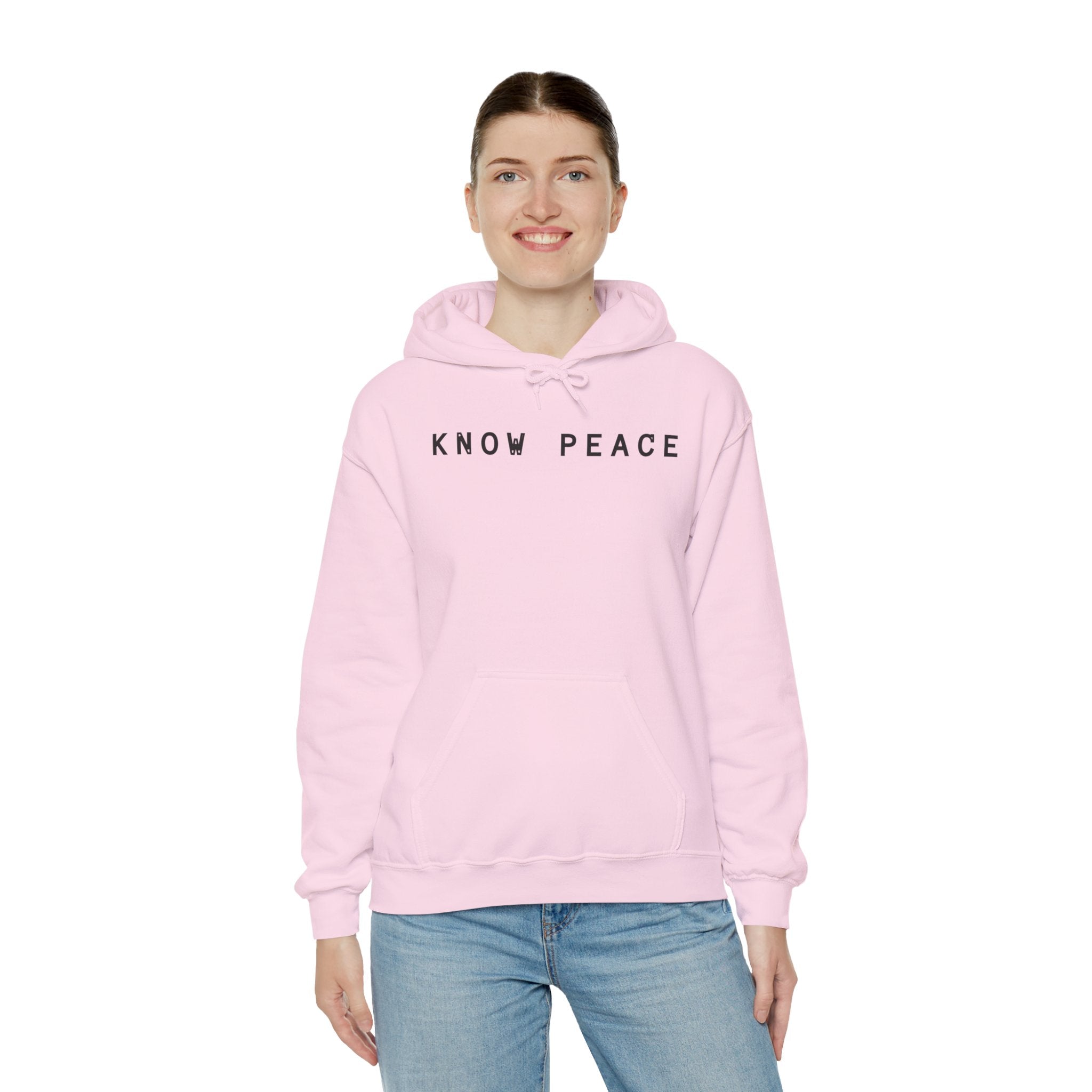 Know Peace, Cozy Streetwear, Ideal Gift for people in 12 step program or recovery, spiritual journey