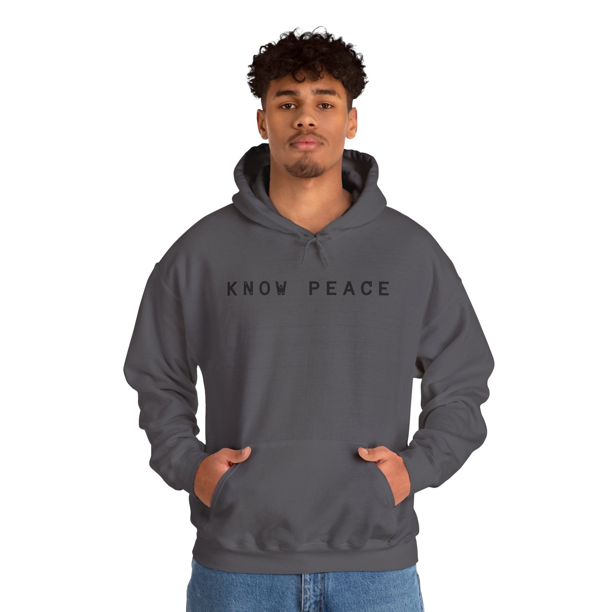 Know Peace, Cozy Streetwear, Ideal Gift for people in 12 step program or recovery, spiritual journey