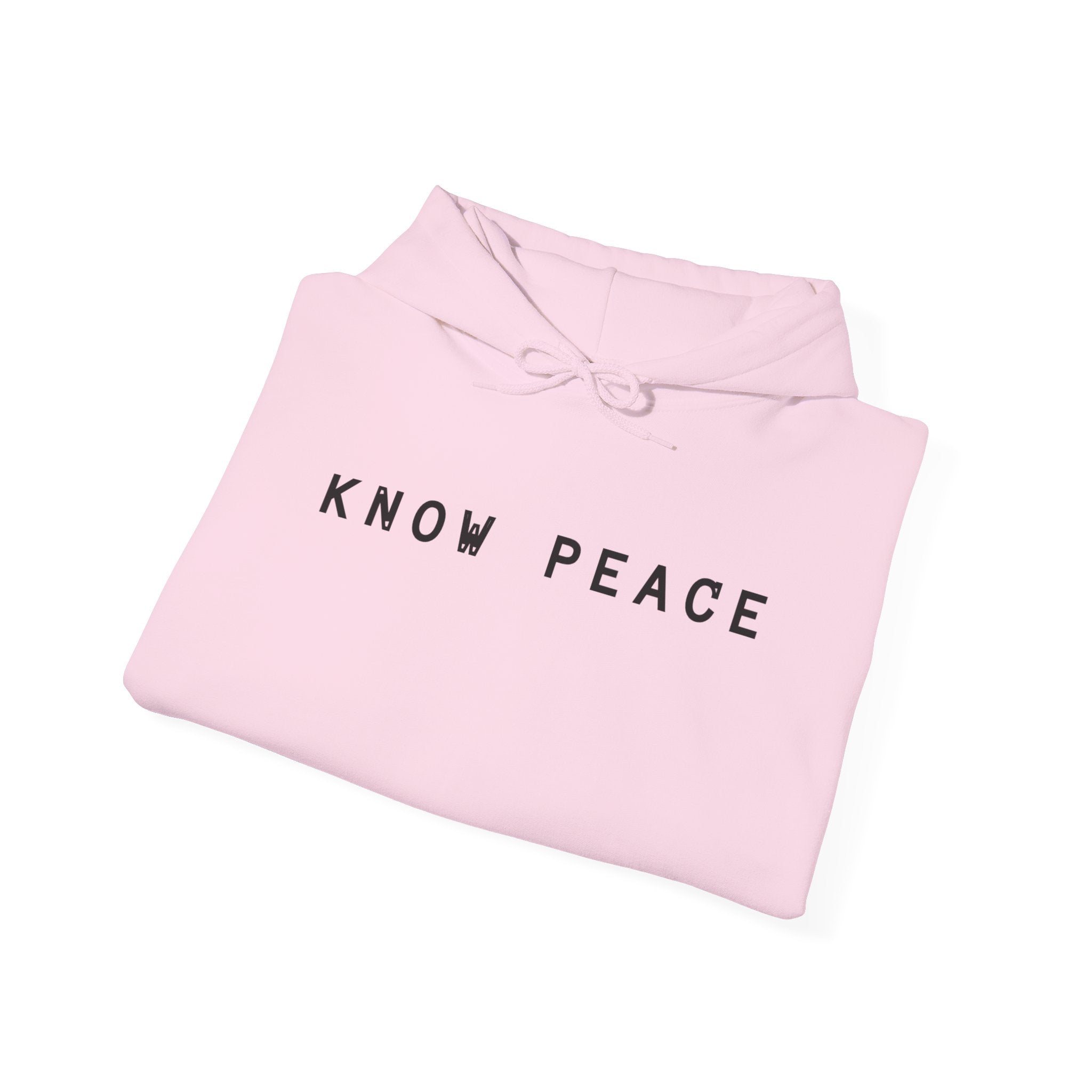 Know Peace, Cozy Streetwear, Ideal Gift for people in 12 step program or recovery, spiritual journey