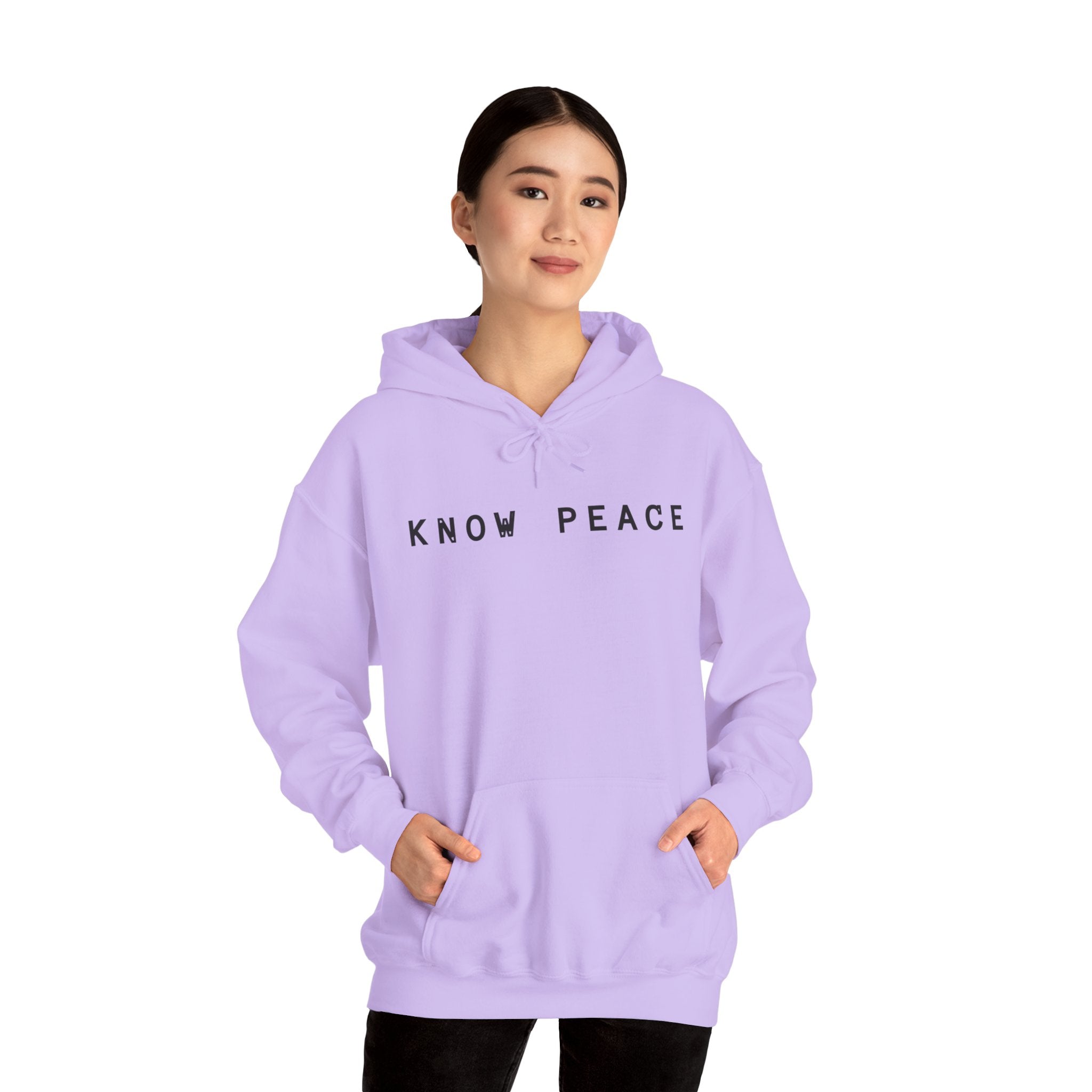 Know Peace, Cozy Streetwear, Ideal Gift for people in 12 step program or recovery, spiritual journey