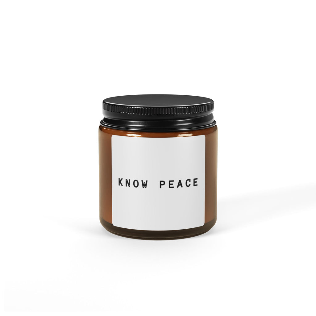 12-step gift - Calming Scented Soy Candle - Know Peace, Aromatherapy Candle, Home Decor, Gift for Her, Relaxation, Meditation