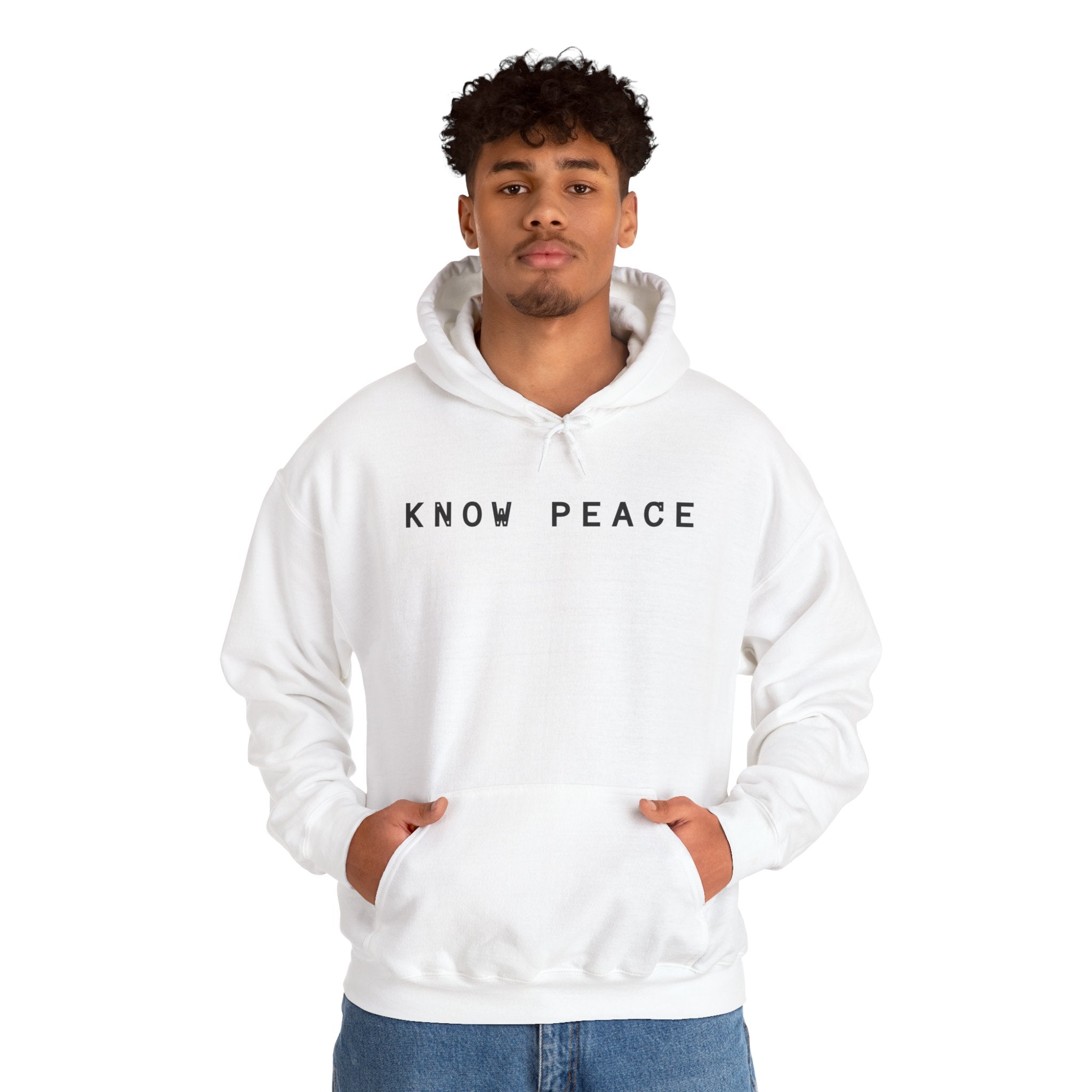 Know Peace, Cozy Streetwear, Ideal Gift for people in 12 step program or recovery, spiritual journey