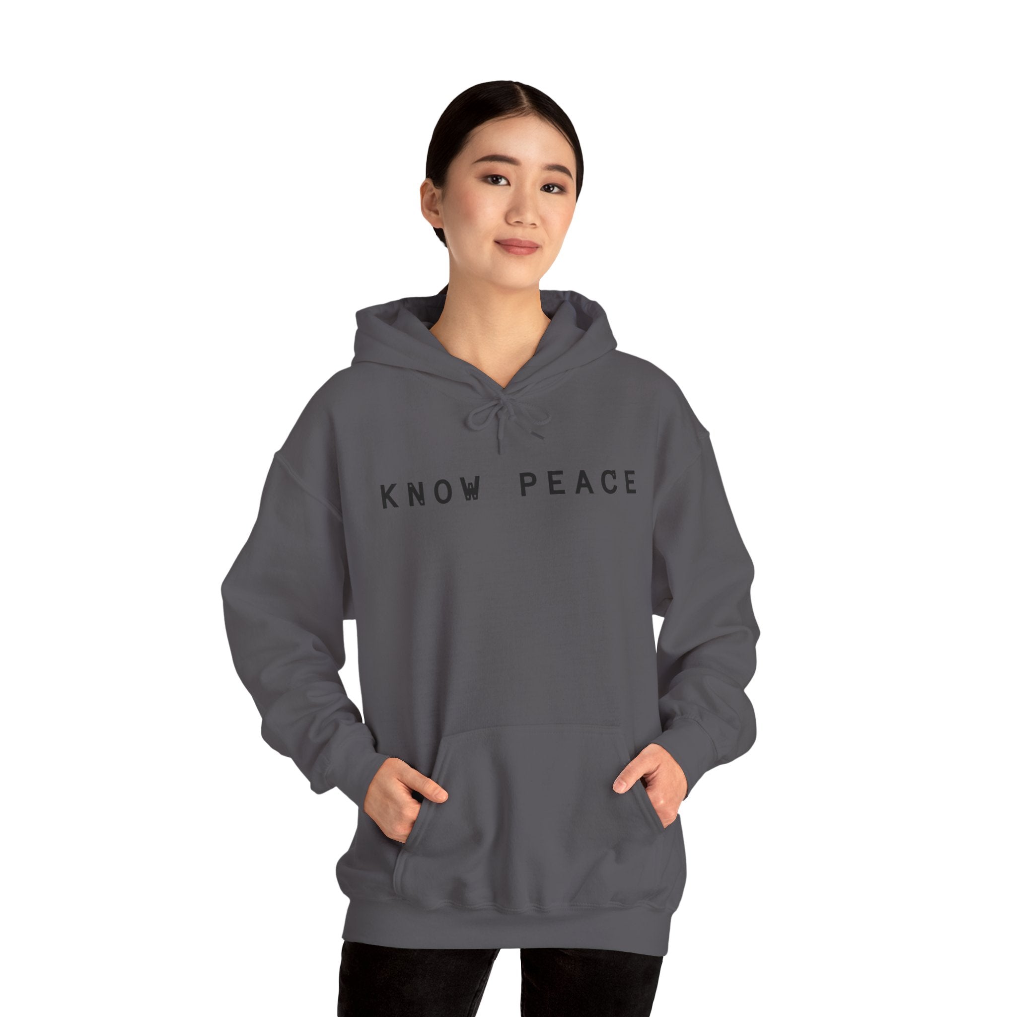 Know Peace, Cozy Streetwear, Ideal Gift for people in 12 step program or recovery, spiritual journey