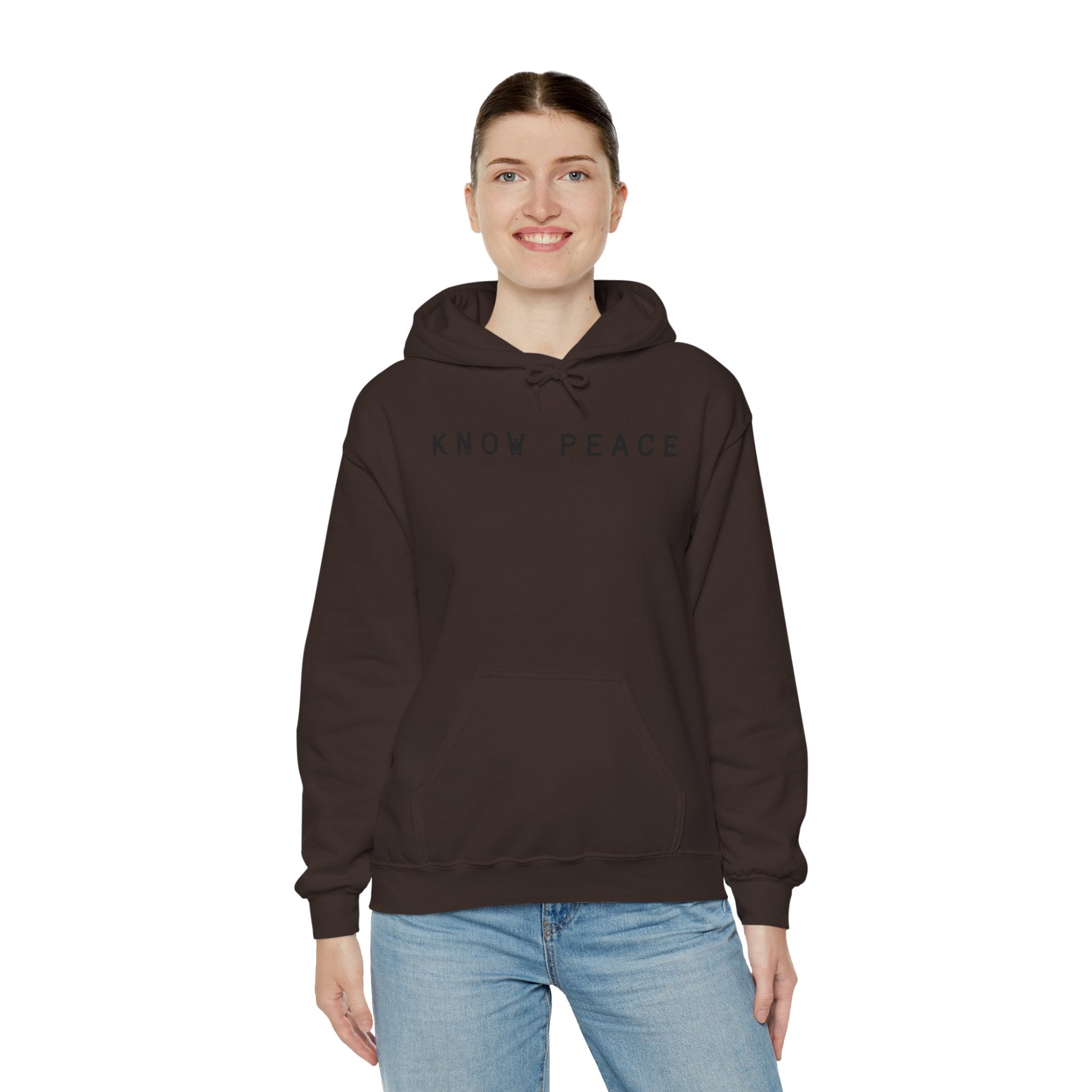 Know Peace, Cozy Streetwear, Ideal Gift for people in 12 step program or recovery, spiritual journey