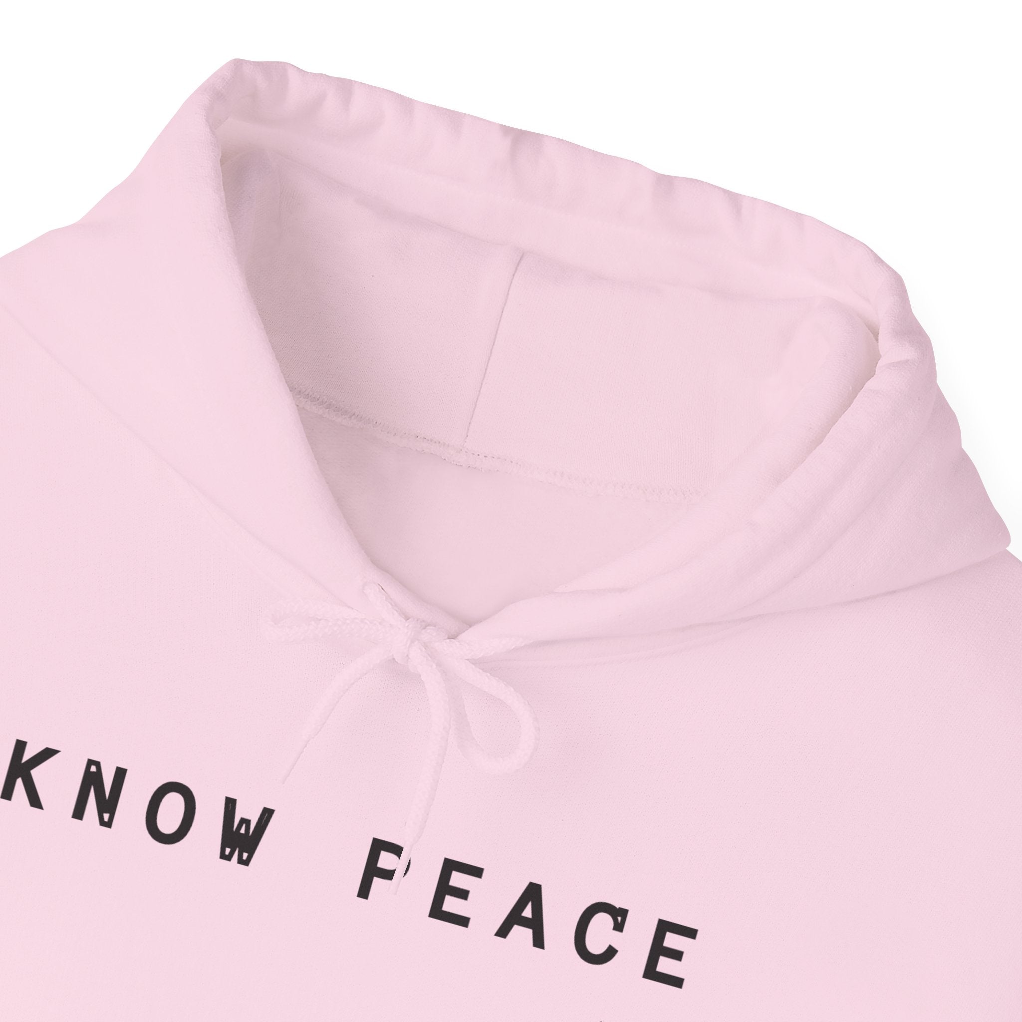 Know Peace, Cozy Streetwear, Ideal Gift for people in 12 step program or recovery, spiritual journey