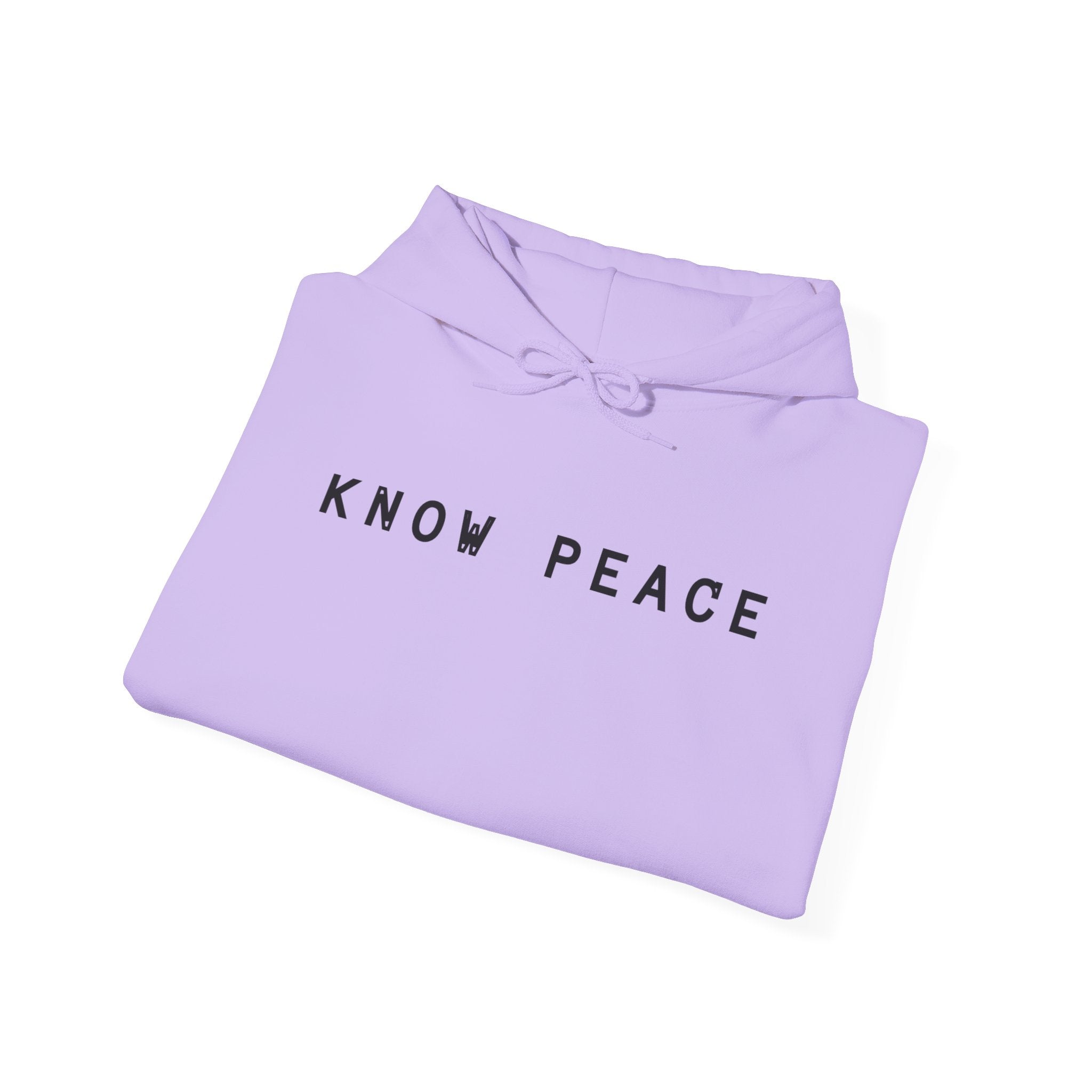 Know Peace, Cozy Streetwear, Ideal Gift for people in 12 step program or recovery, spiritual journey