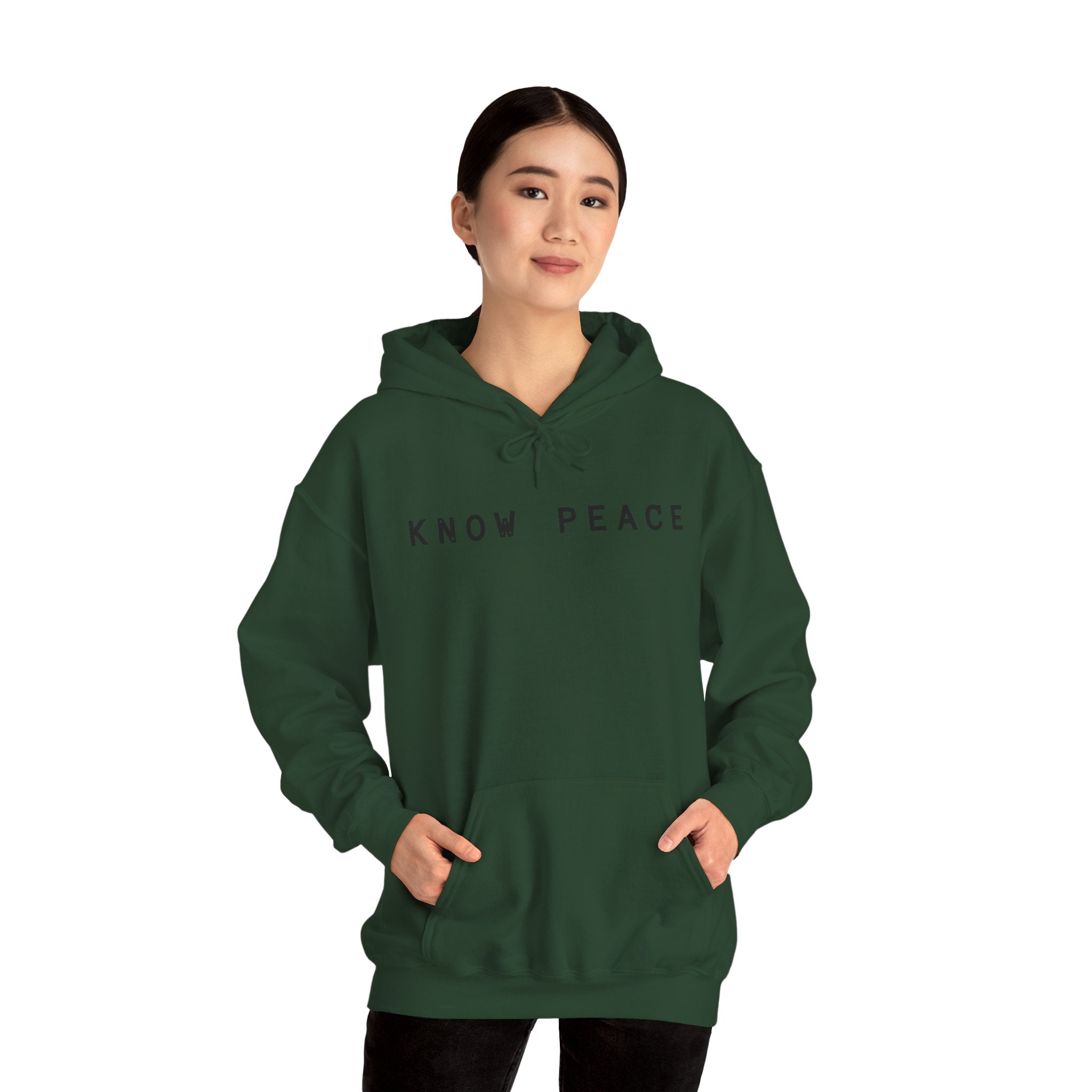 Know Peace, Cozy Streetwear, Ideal Gift for people in 12 step program or recovery, spiritual journey