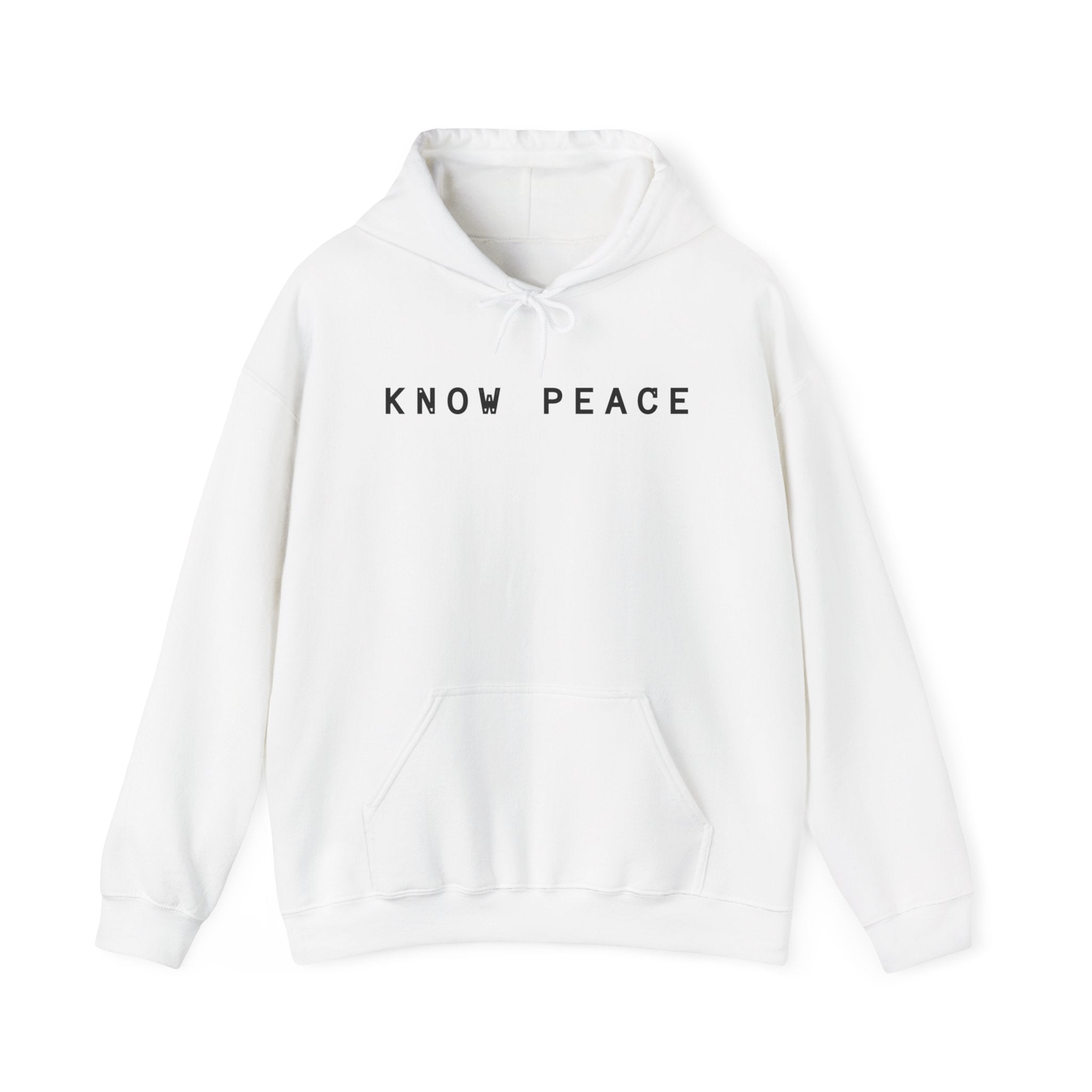 Know Peace, Cozy Streetwear, Ideal Gift for people in 12 step program or recovery, spiritual journey