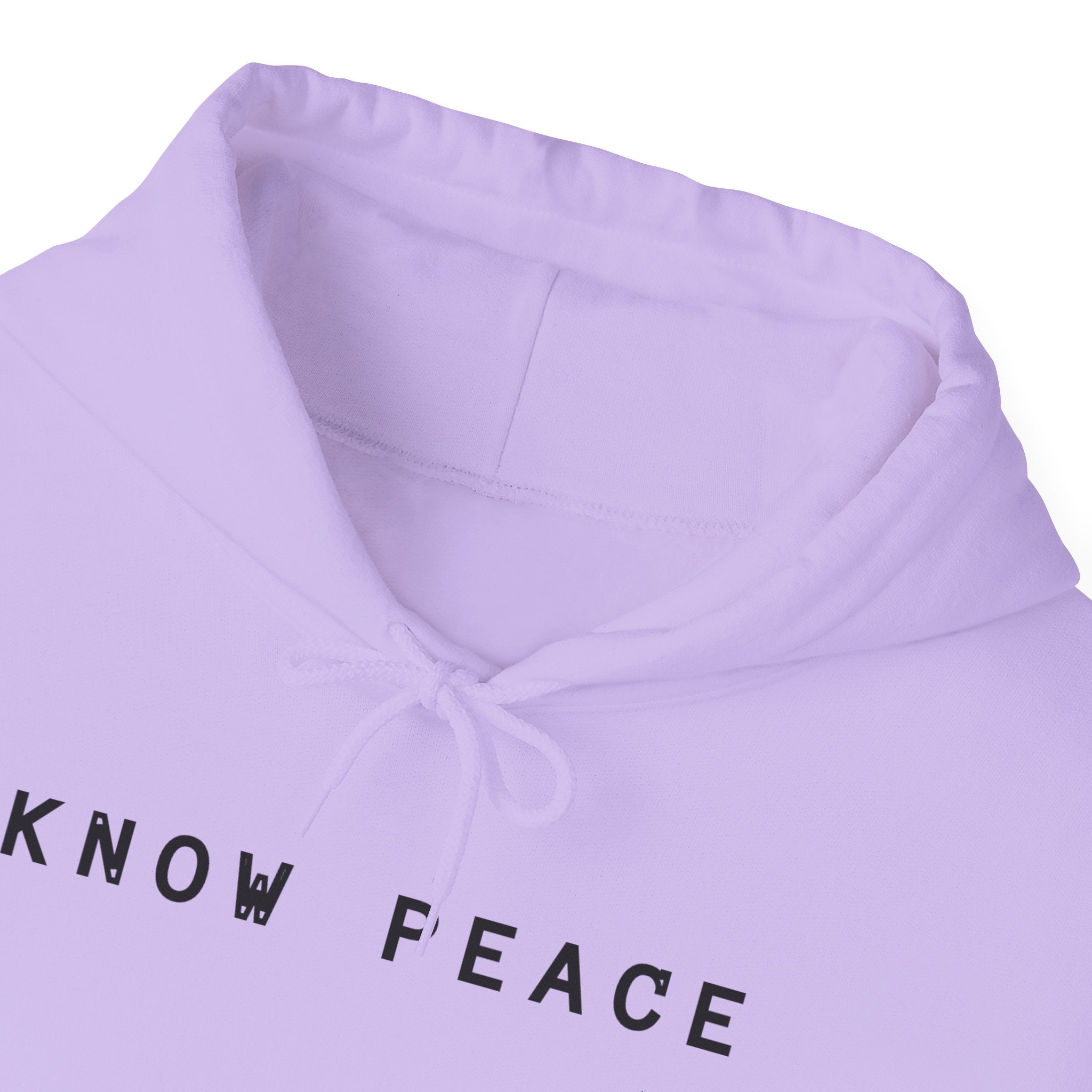 Know Peace, Cozy Streetwear, Ideal Gift for people in 12 step program or recovery, spiritual journey