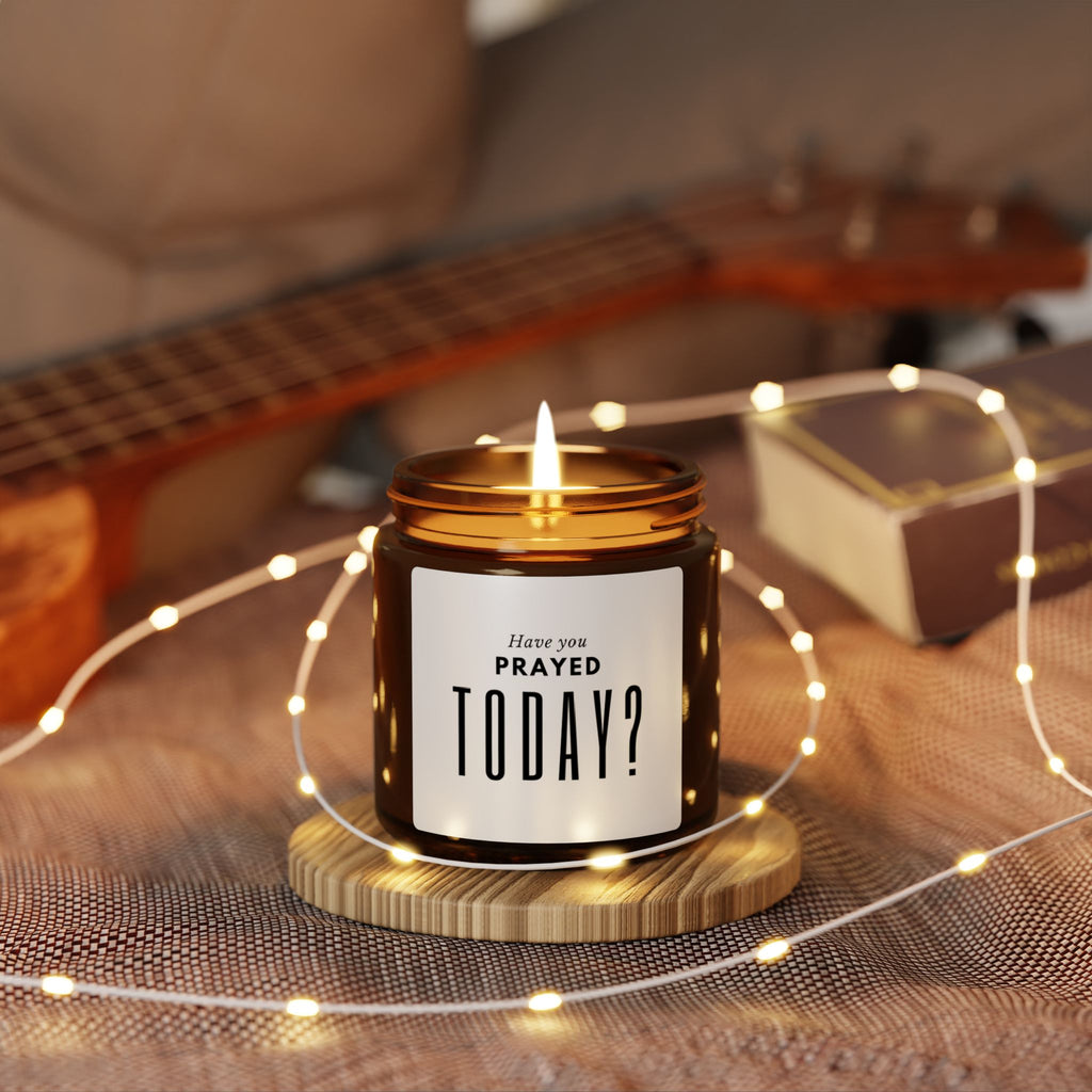 AA or NA - 12 step - Inspirational Scented Soy Candle - 'Have You Prayed Today?' | Self-Care Gift, Relaxation, Mindfulness, Home Decor